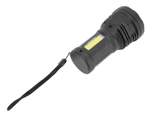 Potente Linterna Led De Antorcha Multifuncional Negra Portát