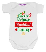 Comprar Pañalero Nuestra Primer Navidad Juntos Body Niña O Niño