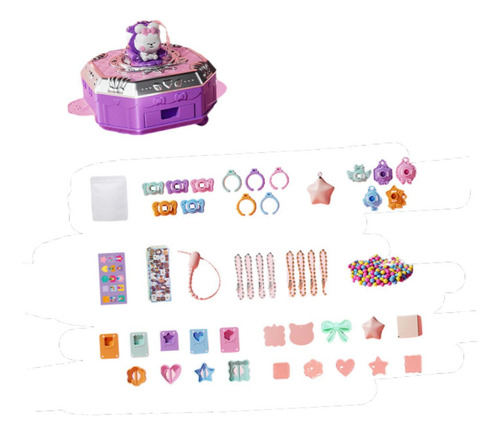 Wwa Kit De Artesanía De Juguetes De Niña Juego De Joyas