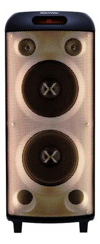 comprar Caixa Som Pesado Amplificada Portátil Polyvox XT990T Bluetooth Led 2000w Cor Preto