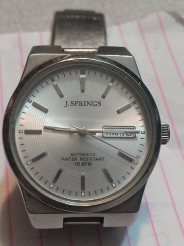Relógio J.springs Funcionando Leia A Descrição