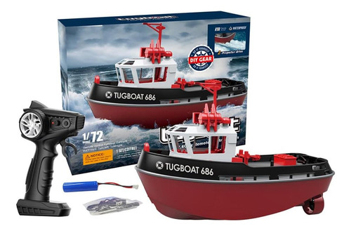 Barco Weendiypty Rc, Remolcado Rc De 24ghz Para Piscinas Y