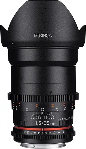 Rokinon Cine Ds 1,378 em T1.5 como se fosse uma lente grande angular Umc