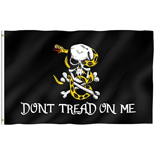 Bandera Pirata  No Pises Mi Propiedad  De 3x5 Pies, Ban...