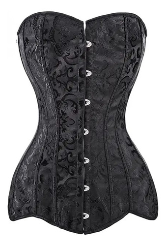 Corset Completo Largo 14 Varillas De Acero