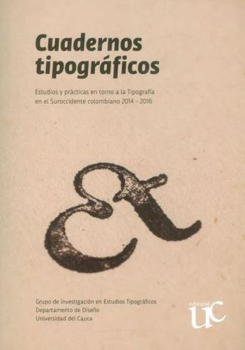 Libro Cuadernos Tipográficos. Estudios Y Prácticas En Torno