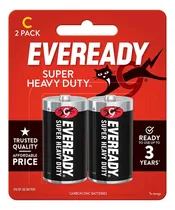 Comprar 6 X Pila Carbon Zinc Mediana Tipo C Eveready 1235 - Bp2 