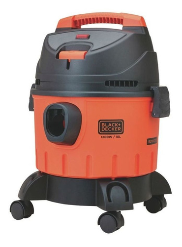 Aspiradora Black+decker Bdwd10 10l Naranja 220v Polvo Y Agua