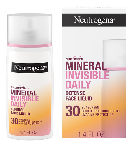 Neutrogena Mineral Invisible Daily 1.4 Oz 40 Ml Purescreen+