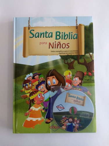 Santa Biblia Para Niños / Biblia Grande/ Incluye Dvd 