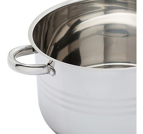 Olla Acero Inoxidable Alta 24cm Marca Dc 5 Litros