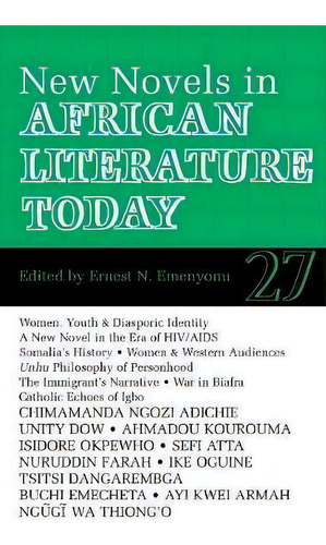 Alt 27 New Novels In African Literature Today, De Ernest N. Emenyonu. Editorial James Currey, Tapa Blanda En Inglés