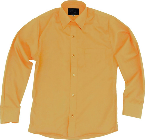 Camisa Vestir Infantil Juvenil Escolar Dorado Oro 2 A 16