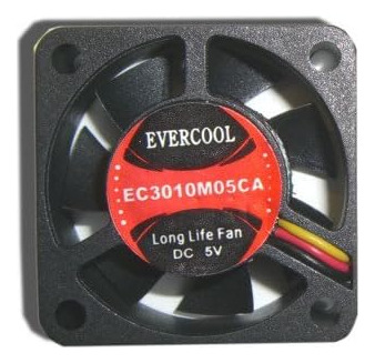 Ventilador Evercool De 30 Mm X 10 Mm De 5 Voltios Con Conect