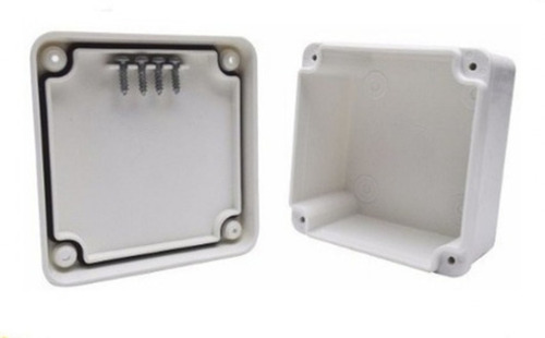 Imagen 2 de 5 de Caja Estanca Exterior Pase Camara Balun Cctv 115x115x80