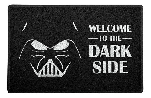 Capacho 60x40cm Welcome To The Dark Side Preto - Beek