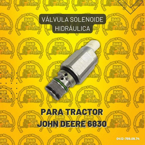 Válvula Solenoide Hidráulica Para Tractor John Deere 6830