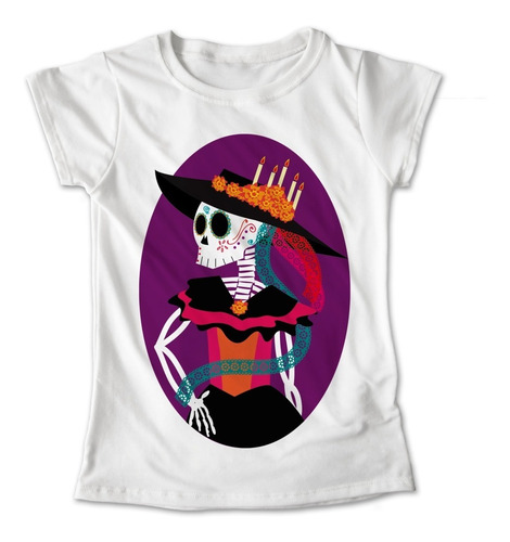 Blusa Dia De Muertos Catrina Coco Playera Estampado #295