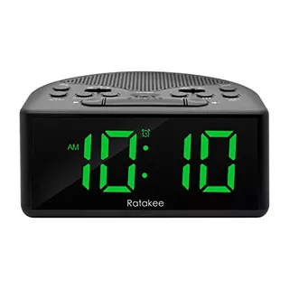 Radio Reloj Despertador Digital Dormitorio Radio Am/fm,...