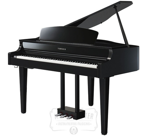 Piano De Cauda Yamaha Clavinova Clp 665 Gp Digital C/ Banco