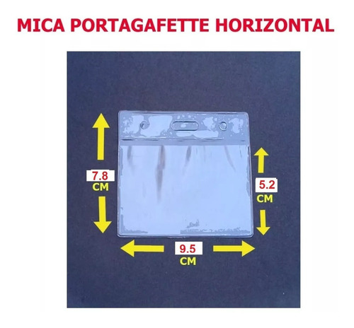 Mica Porta Gafet Horizontal Tamaño Ife 300 Piezas Con Envio 