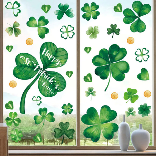 Adhesivos Para Ventanas Con Diseño De San Patricio De M Irel