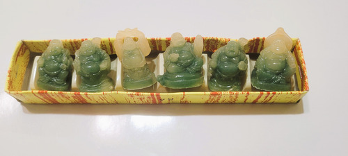 Set De 6 Budas Sonrientes De La Fortuna Pack De 2 Feng Shui