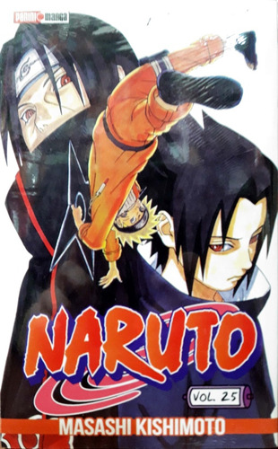 Naruto Vol 25 Masashi Kishimoto Panini Nuevo *