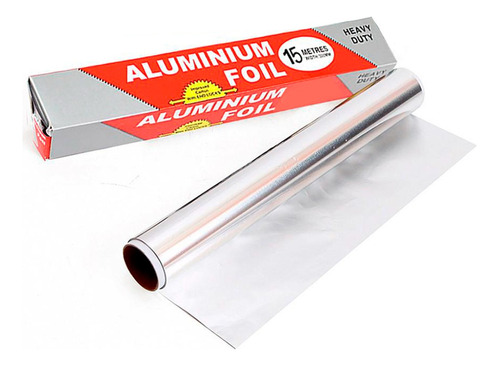 Papel De Aluminio Rollo Para Cocina Alimentos 15 M X 30 Cm 