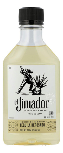 Tequila Cristalino Reposado 100% Jimador 200ml