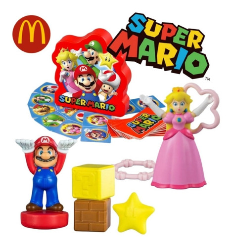 Super Mario Bros Mc Donalds 2019 Sellados Set X 3