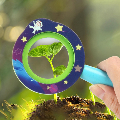 Lupa De Dibujos Animados, Lupa De Aprendizaje Para Niños,