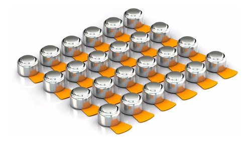 Pilas Rayovac Nº 13 Audifonos Color Naranja L13