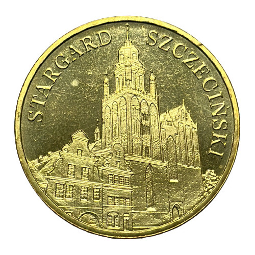 Moneda Polonia 2 Zlote Año 2007 Y# 613 Stargard Szczecinski