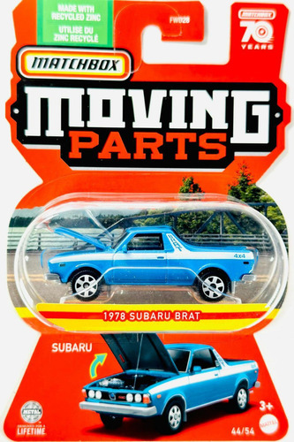 Matchbox Moving Parts Subaru Brat 1978 Coleccionable