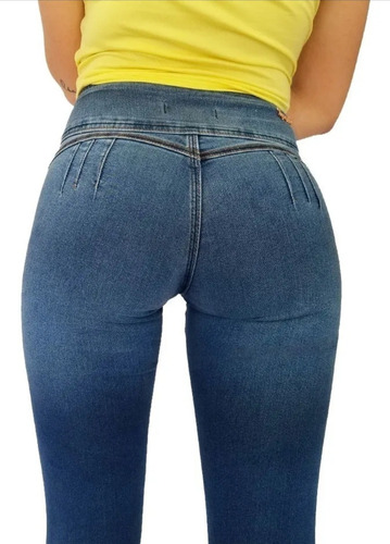 Jeans Mujer Levanta Cola Espectacular Calce Cb Original