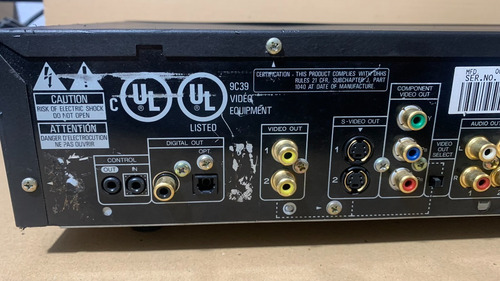 Dvd Pioneer Dv-626d 96khz 24bit (com Defeito) (Usado)