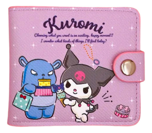 Billetera Mujer Niña Sanrio Hello Kitty Kuromi Cinnanmonroll