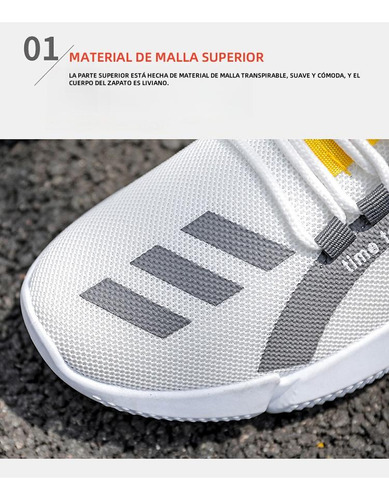 Las Zapatillas De Deporte De Los Hombres Vuelan Los Zapatos Casuales De La Malla