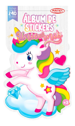 Álbum De Stickers Unicornio Artel