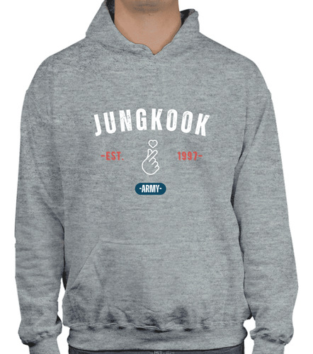 Sudadera Hoddie Jungkook White Bts Army