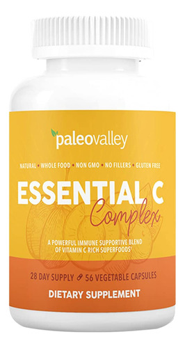 Paleovalley Essential C Complejo Vitamina C 56 Cápsulas