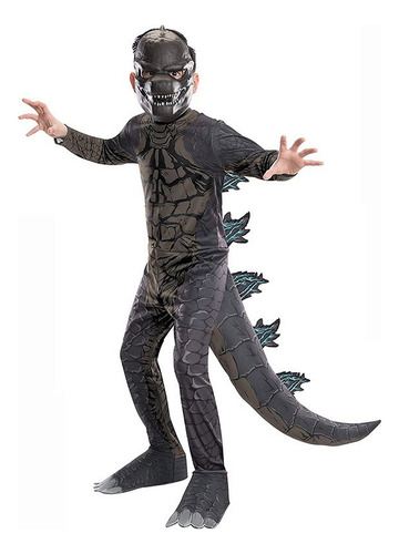 Oferta Especial Halloween Godzilla Cosplay Onesie Para Niños