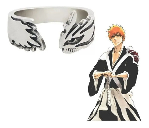 Bleach - Anillo Ichigo Kurosaki Ajustable Anime Cosplay 01