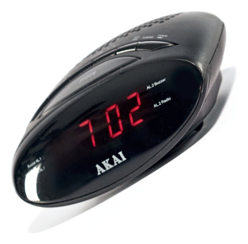 Radio Reloj Despertador Display Led Am/fm C/ Memoria