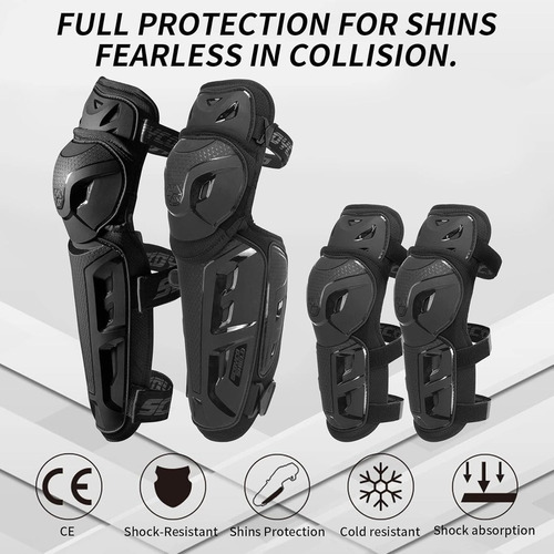 - Conjunto Joelheiras E Cotoveleiras Masculinas Quatro Peças