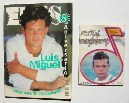 Luis Miguel Eres Y Notitas Musicales, 2 Revistas Mexicanas