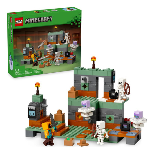 Lego® Minecraft® La Cámara De Desafío 21271; Set De Construc