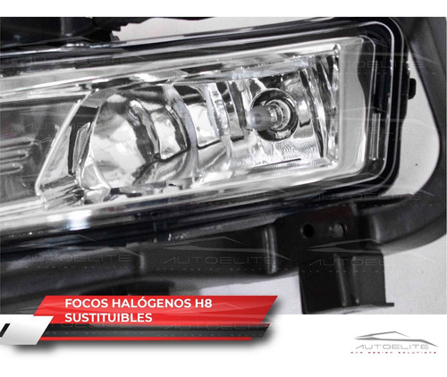 Imagen 6 de 8 de Kit Faros Niebla Nissan Kicks 2017 2018 2019 Con Switch