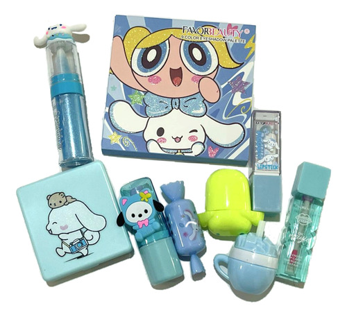Paquete De Maquillaje Burbuja & Cinnamoroll Mujer Bella